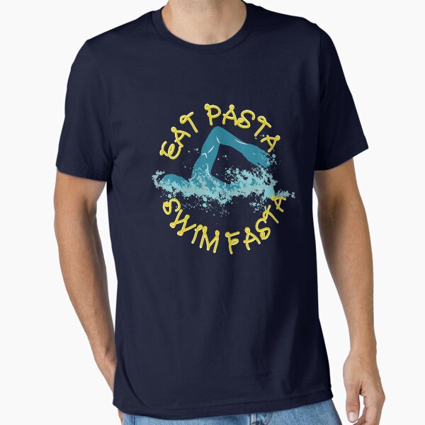 Item preview, Eat Pasta Swim Fasta Swimming Pun - Funny Swimming Pun Gift designed and sold by yeoys.