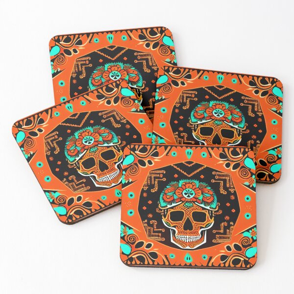 Item preview, Skulls and Colors of Mexico X designed and sold by OcelotStore.