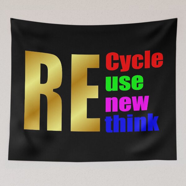 Item preview, RE: Think Your Consumption Habits with Creative Recycling designed and sold by hcarts.