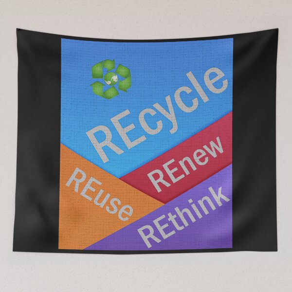 Item preview, Recycle reuse renew rethink colors03 designed and sold by somi3art.