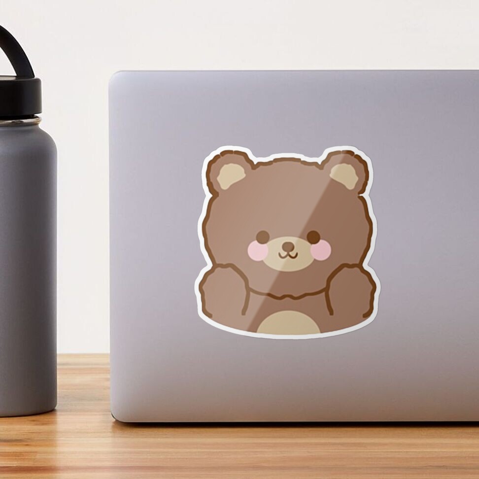 Teddy Bear Neutral Water Bottle Label