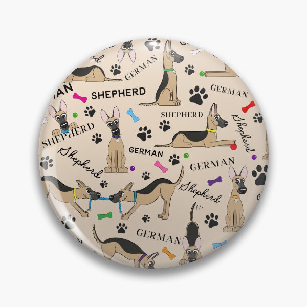 Item preview, ¡Pastores alemanes en todas partes! designed and sold by Artist of One.