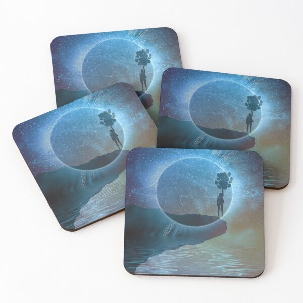 Item preview, Mystical Magical Moonlight, fantasy art, mysterious galaxy, mysterious universe, fantasy landscape  designed and sold by haRexia.