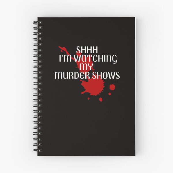 Item preview, Shhh I'm Watching My Murder Shows Crime Podcast Detective designed and sold by MagicSD Designs.