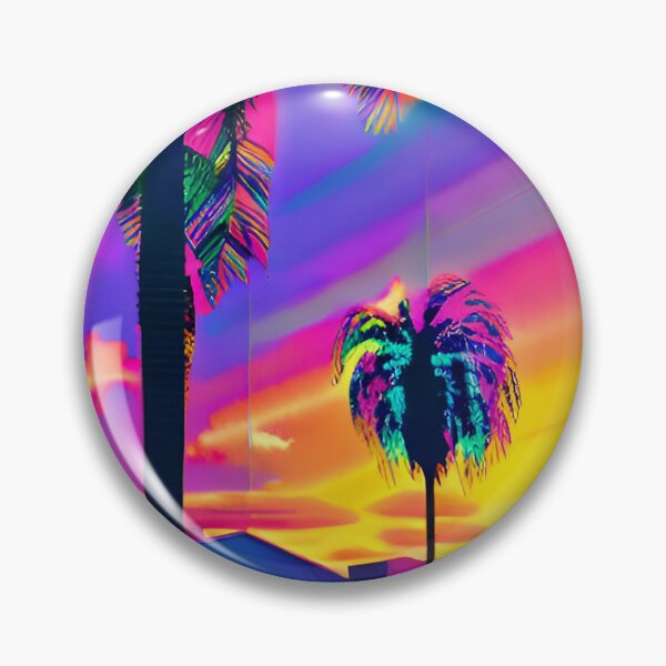 Item preview, Retro 80s Neon Beach Summer Sun 4 designed and sold by Benito Del Ray.