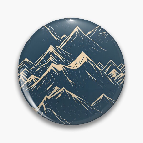 Item preview, Big Pattern Simple Mountains Engraving Seamless Pattern Illustration Nature Texture designed and sold by Plastic Memory Archive.