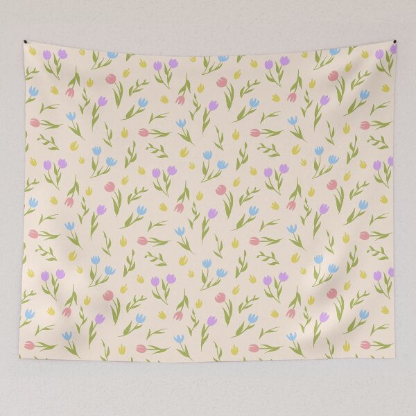 Item preview, Springtime Tulips Pattern designed and sold by HiyaGaia.