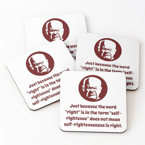 Item preview, Just Because the Word Right - Wisdom designed and sold by CrankyOldDude.