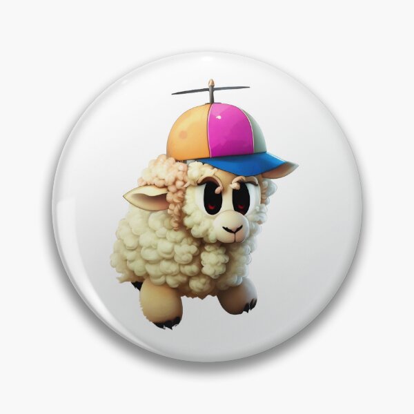 Item preview, Sheep with a propeller cap designed and sold by SheepAttack.