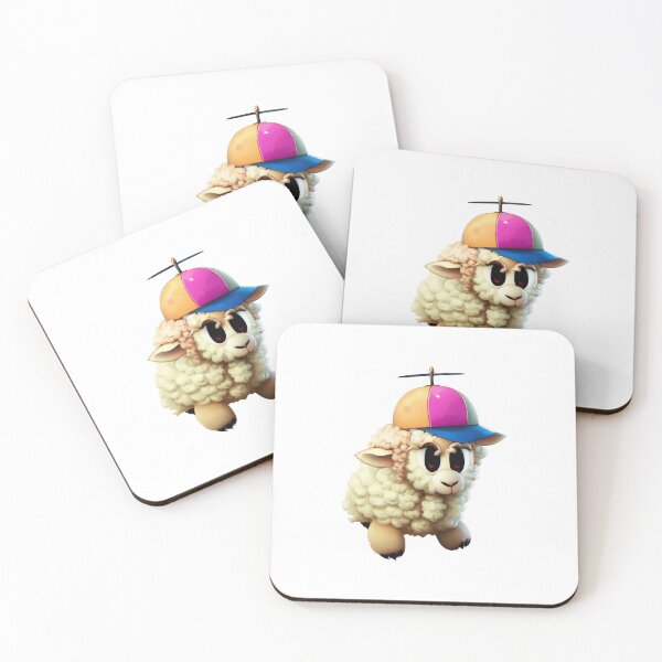 Item preview, Sheep with a propeller cap designed and sold by SheepAttack.