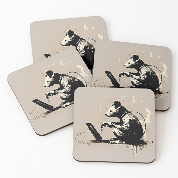Item preview, the hacker rat designed and sold by GraffitiLab.