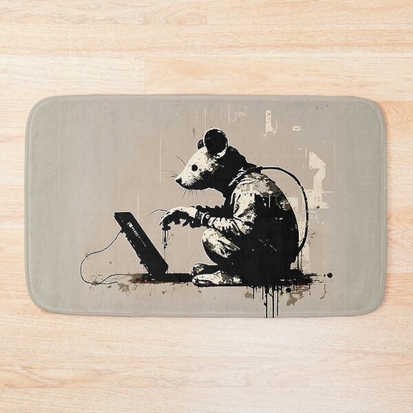 Item preview, the hacker rat designed and sold by GraffitiLab.