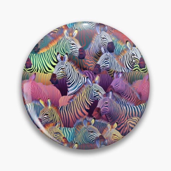 Item preview, Vibrant Zebra Dream: Abstract Colorful Zebra Print Apparel and Homeware Collection designed and sold by ThePurpleMelon.