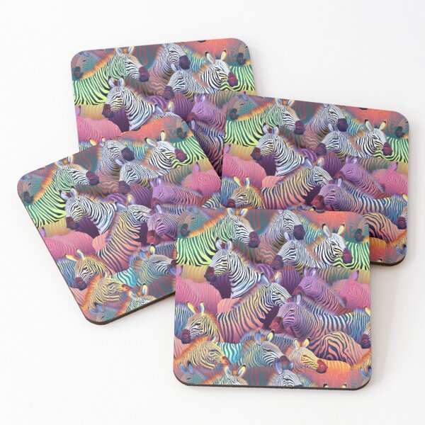 Item preview, Vibrant Zebra Dream: Abstract Colorful Zebra Print Apparel and Homeware Collection designed and sold by ThePurpleMelon.