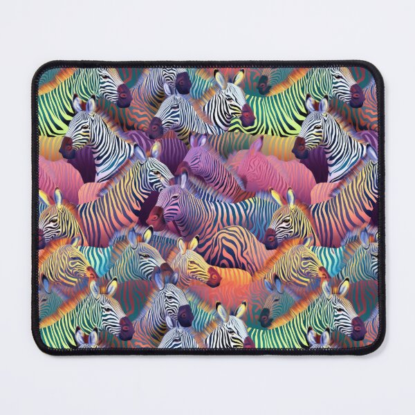 Item preview, Vibrant Zebra Dream: Abstract Colorful Zebra Print Apparel and Homeware Collection designed and sold by ThePurpleMelon.