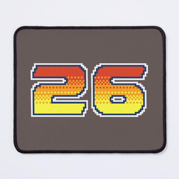 Item preview, 26 Pixel Font Twenty Six in Red Orange and Yellow designed and sold by pixeltogs.
