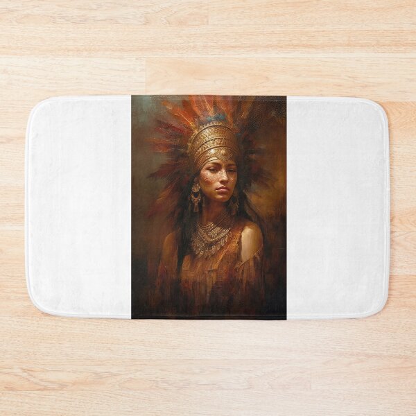 Item preview, Indian woman in headdress designed and sold by Rosaliartbook.