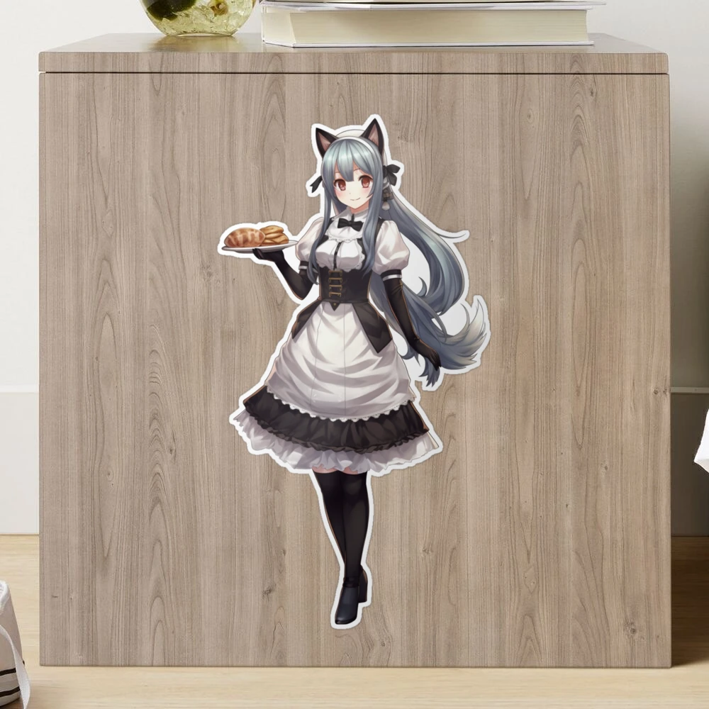 Cute Anime Kawaii Neko Maid Girl