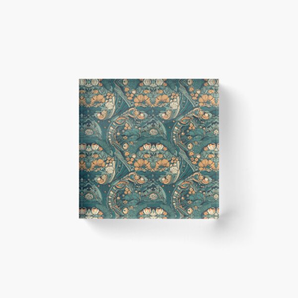 Item preview, Green Floral pattern designed and sold by elmindo.