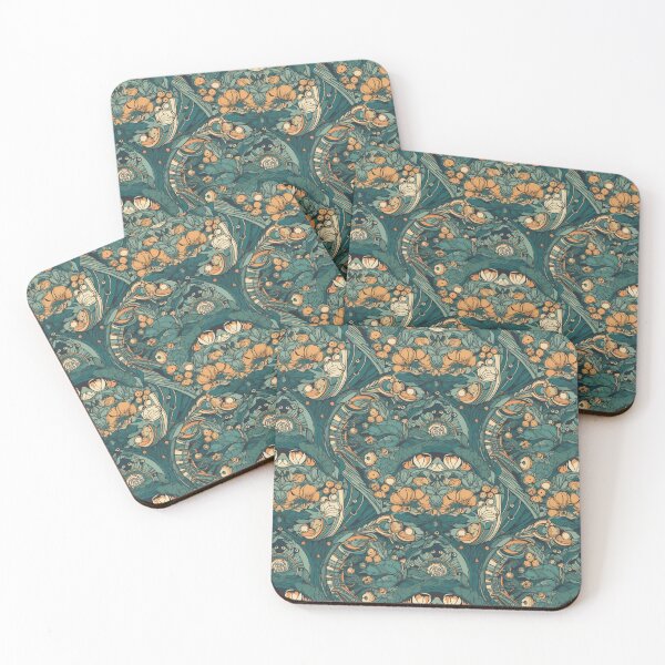 Item preview, Green Floral pattern designed and sold by elmindo.