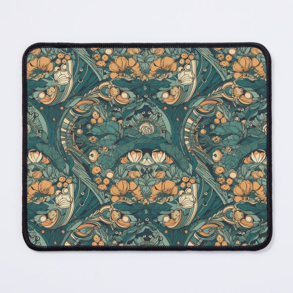 Item preview, Green Floral pattern designed and sold by elmindo.