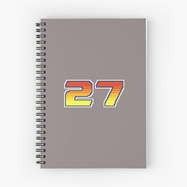 Item preview, 27 Pixel Font Twenty Seven in Red Orange and Yellow designed and sold by pixeltogs.