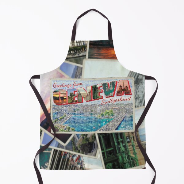 Item preview, Greetings from Geneva in Switzerland Vintage style retro souvenir designed and sold by DeveloperProp0.