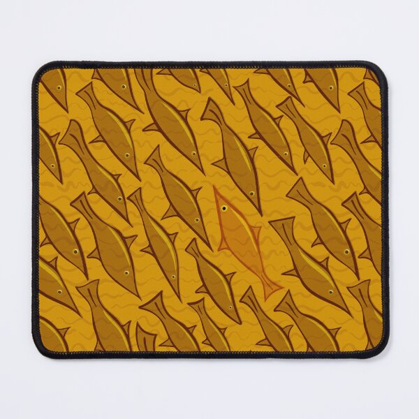 Aperçu de l'œuvre Poissons & Vagues - Or créée et vendue par Ili Dobi.