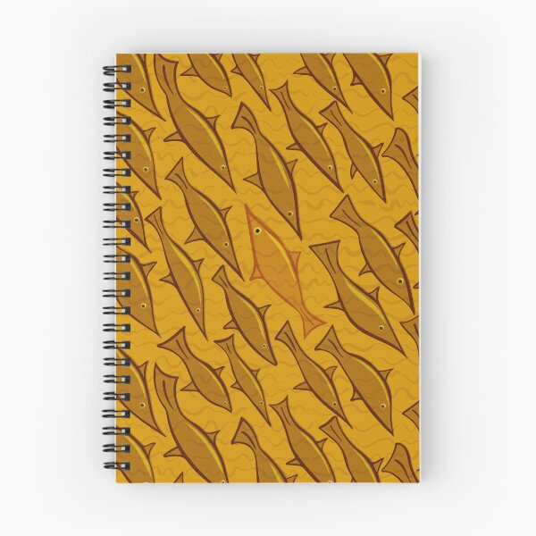 Item preview, Fish & Waves - Gold designed and sold by Ili Dobi.