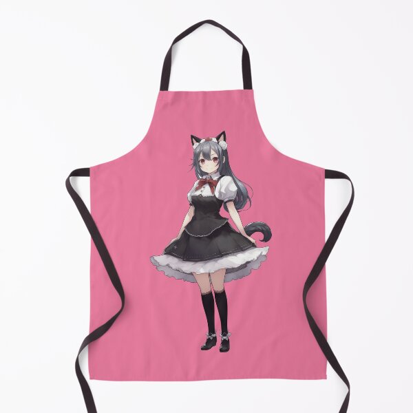 Item preview, Adorable Anime Kawaii Neko Maid: The Perfect Addition to Your Collection designed and sold by TrendyArtInk.