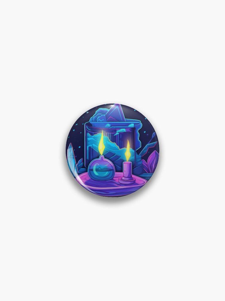 Badge for Sale avec l'œuvre « Bougies Flottantes Magiques Bougies