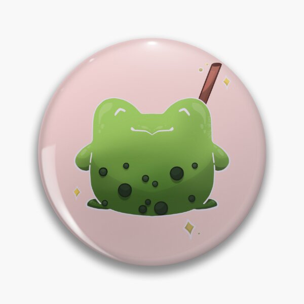 ElectricFangs Cute Strawberry Milk Frog Pin