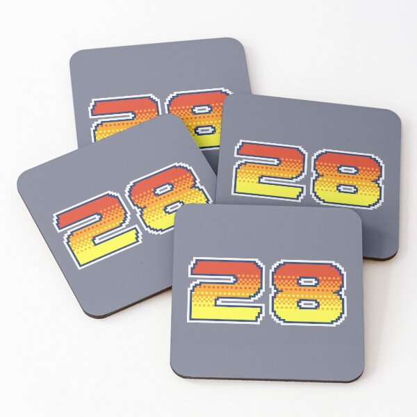 Item preview, 28 Pixel Font Twenty Eight in Red Orange and Yellow designed and sold by pixeltogs.