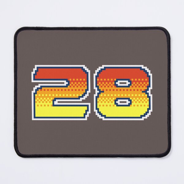 Item preview, 28 Pixel Font Twenty Eight in Red Orange and Yellow designed and sold by pixeltogs.