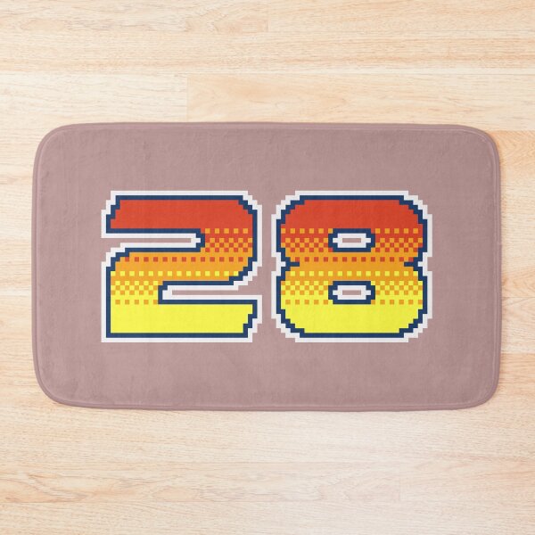 Item preview, 28 Pixel Font Twenty Eight in Red Orange and Yellow designed and sold by pixeltogs.