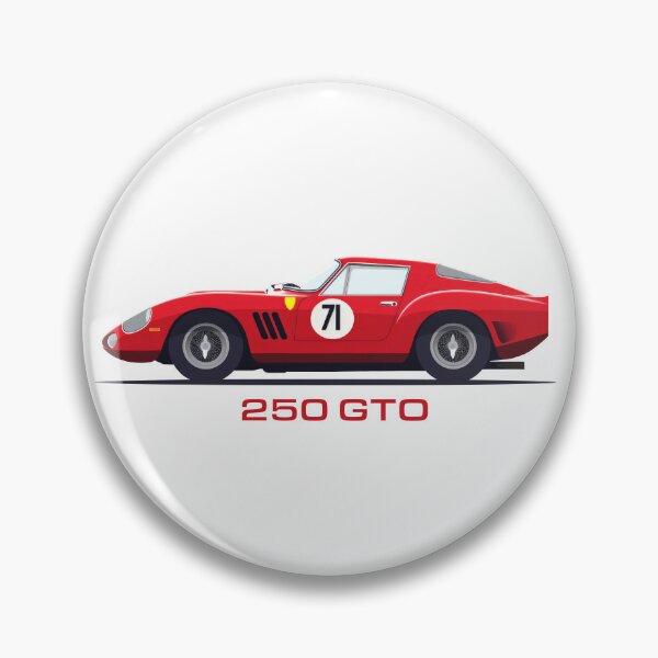 Item preview, Ferrari 250 GTO illustration designed and sold by blackdogshop.