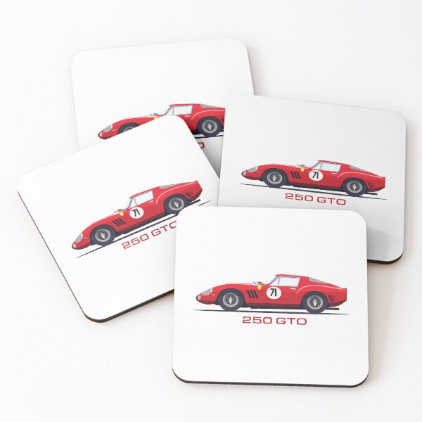 Item preview, Ferrari 250 GTO illustration designed and sold by blackdogshop.