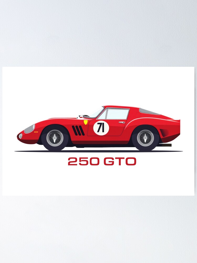 Ferrari 250 GTO illustration | Poster