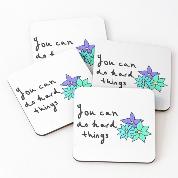 Item preview, You Can Do Hard Things designed and sold by CreationsByMR.