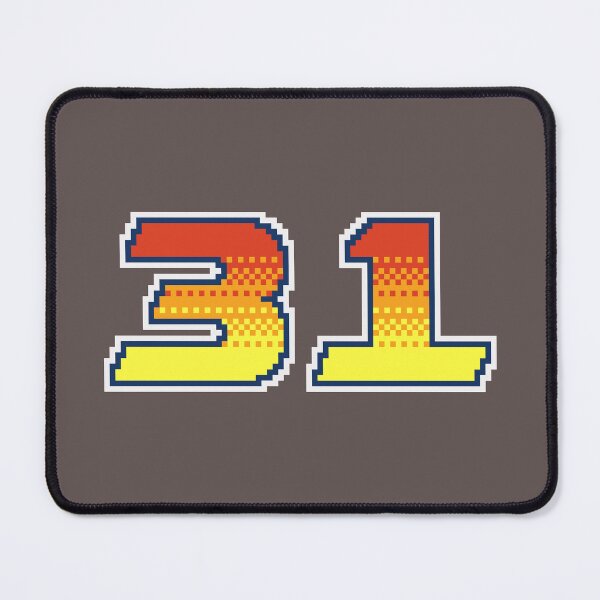 Item preview, 31 Pixel Font Thirty One in Red Orange and Yellow designed and sold by pixeltogs.