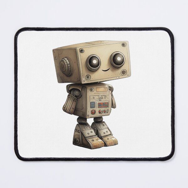 Item preview, Cute Smiling Vintage Robot designed and sold by SharpCookie.