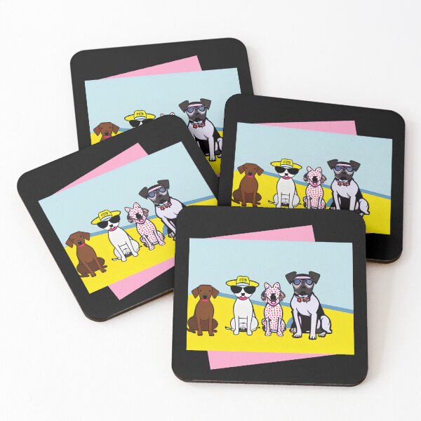 Item preview, Four Dogs Portrait designed and sold by PetSafari.