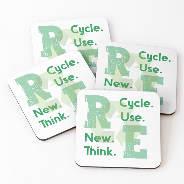 Item preview, Recycle Reuse Renew Rethink designed and sold by YomaYoo.