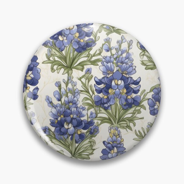 Item preview, Texas Bluebonnets Floral Print designed and sold by allymadethis.