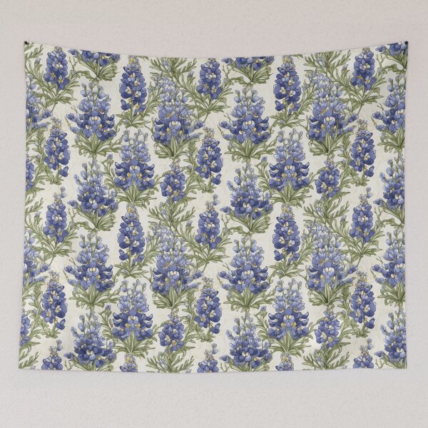 Item preview, Texas Bluebonnets Floral Print designed and sold by allymadethis.
