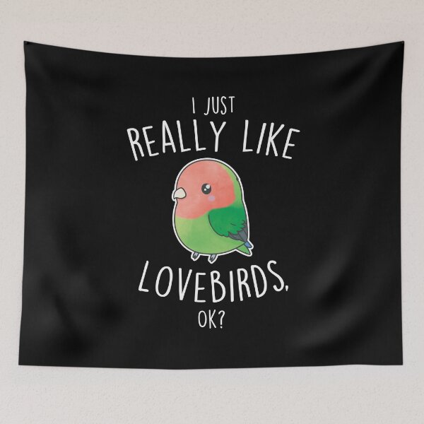 Item preview, Really Like Peach-Faced Lovebird Parrot designed and sold by Clara Hollins.