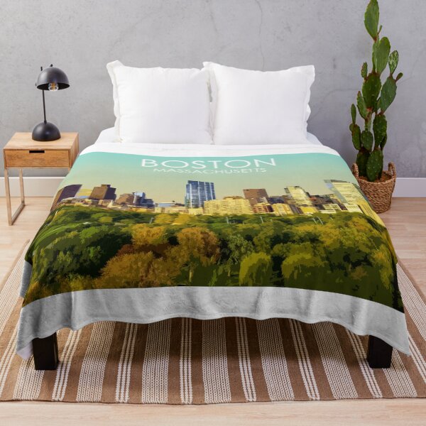 Item preview, Boston, Massachusetts, USA, Travel Print designed and sold by summattodraw.