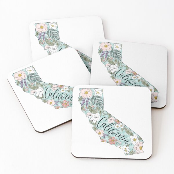 Item preview, Hand drawn California Floral designed and sold by Selena Ashley Designs.