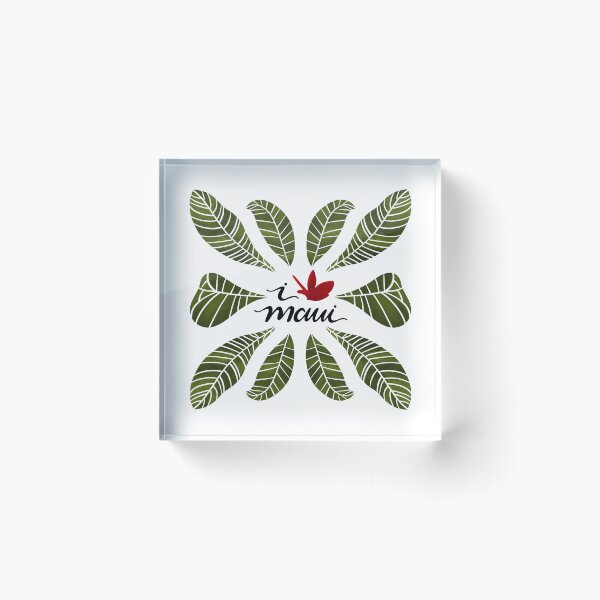 Item preview, I Love Maui in Scarlet designed and sold by artsylyons.