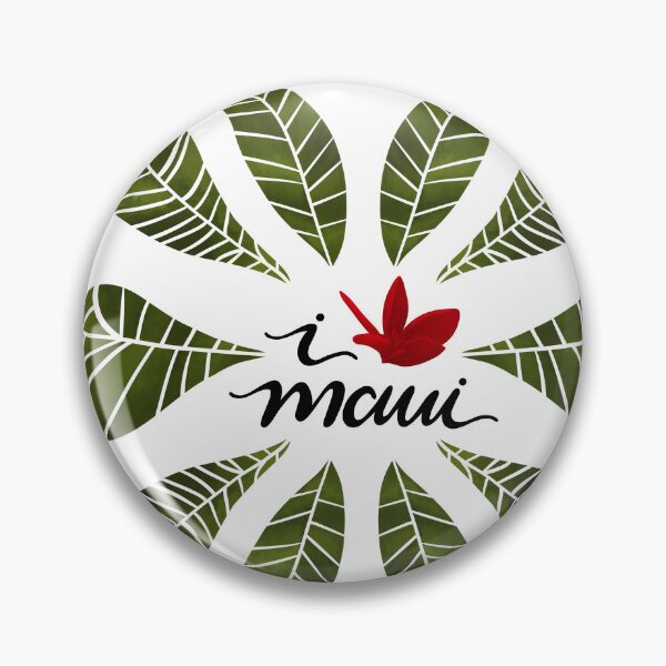 Item preview, I Love Maui in Scarlet designed and sold by artsylyons.